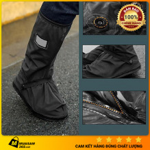 Bọc giày bao dài chống nước, bọc giày đi mưa khóa kéo kín đáo bảo vệ đôi giày Z109